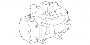 Lexus RX450h 10-15 Air Conditioning Compressor