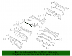 Windscreen wiper seal Audi Q3 8U 15-18
