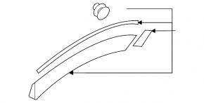 Subaru Ascent 19-26 rear left fender arch trim