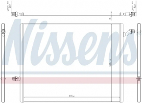 Additional water cooling radiator for Mercedes S-class W222 14-17