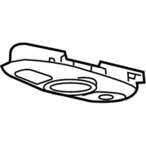 Rear light Ford Explorer 11-19 black without sunroof