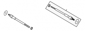 Steering rod left Nissan Altima 13-18 CTR