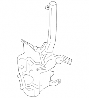 Ford Fusion mk5 13-15 windshield washer reservoir with sensor and cap