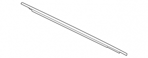 Molding door-glass central rear right Ford Fusion mk5 13-20 chrome, bent
