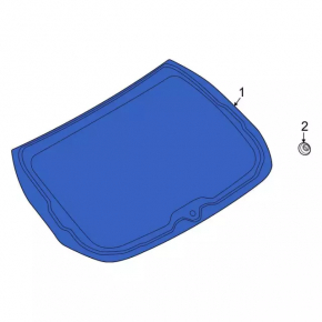 Rear glass trunk door Ford Mustang Mach-E 21-23