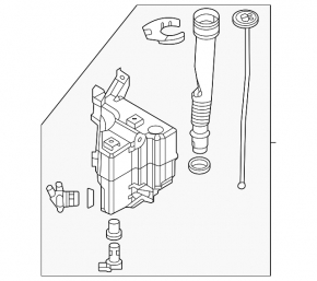 Mazda CX-50 Windshield Washer Reservoir 23-26