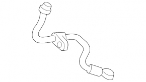 Brake hose rear left Honda Accord 13-17