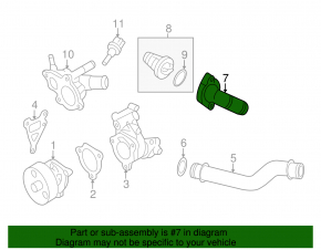 Thermostat Housing Nissan Rogue 14-20