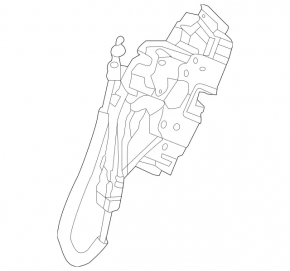 Rear left door lock Mercedes CLA 14-19