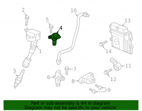 Volvo XC90 16-24 T6 2.0 Camshaft Position Sensor