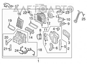 Volvo S60 19-25 heater core