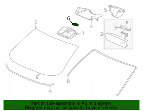 Rain sensor Honda CRV 20-22