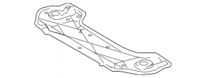 Rear engine guard Lexus RX400h 04-09