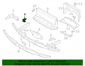 Left BMW i3 14-21 Large TV Upper Bar Bracket