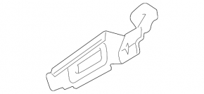 Inner left fender seal for Toyota Prius 30 10-15