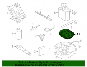 Foam for VW Beetle 12-19 tool