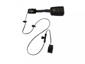Driver's seat belt latch Fiat 500L 14- black, with sensor