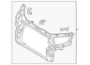 TV panel radiator Kia Sorento 11-13 prerest