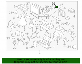 Subaru Forester 16-18 SJ Air Conditioner Heater Valve