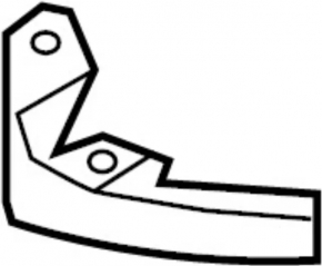 Mudguard threshold rear right Infiniti Q50 14-24