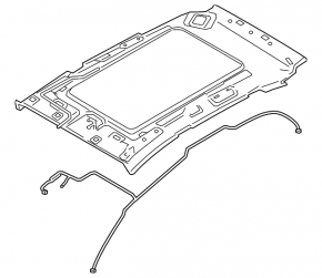 Hyundai Tucson 16-21 headlining for panoramic view, gray