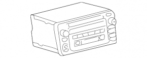 Radio tape recorder Toyota Highlander 01-07 JBL
