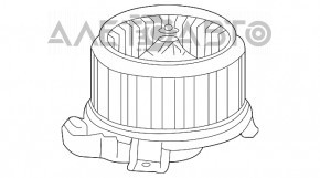 Heater fan motor Lexus RX350 RX450h 10-15 type 1 blade broken