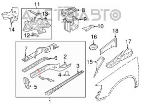 Front right quarter Audi Q3 8U 15-18