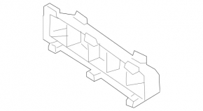 Front central radiator air duct G-class W463 G63 AMG 19-24