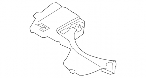 Left-hand tool mount foam for Mazda 3 19-22 4D Japan built