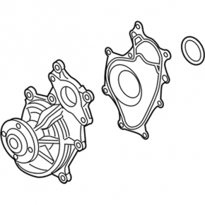 Water cooling pump Ford Mustang mk6 15- 3.7