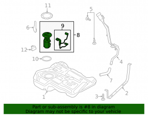 Fuel pump petrol pump Ford Escape MK3 17-19 rest 2.5
