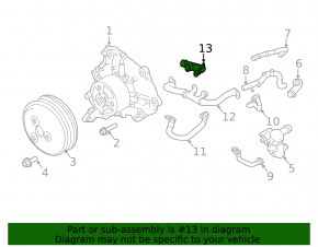 Land Rover Range Rover Velar 18-26 2.0T Cooling System Flange