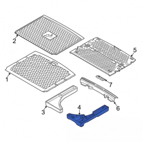 Trunk tray left Ford Bronco Sport 21-25