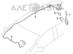 Nissan Leaf 11-17 Radio Antenna