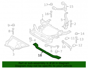 Lower TV bar for BMW X5 E70 07-13