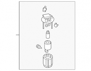 Fuel pump petrol pump Hyundai Santa FE 19-20 2.0, 2.4