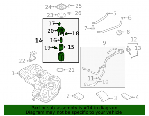 Fuel pump petrol pump Hyundai Santa FE 19-20 2.0, 2.4