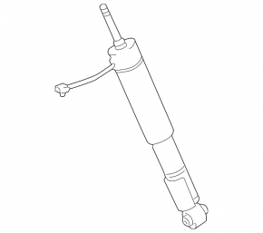 Air strut rear left Lexus GX470 03-09