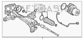 Steering rack Honda CRV 17-19 EPS