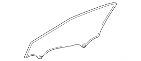 Front left door glass for Lexus ES250 ES300h ES350 19-26