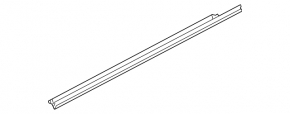 Glass seal inside front right door VW Touareg 11-17