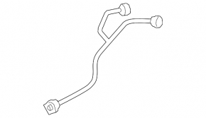 Cooling system pipe return tank-radiator Audi Q5 80A 18-20 2.0t