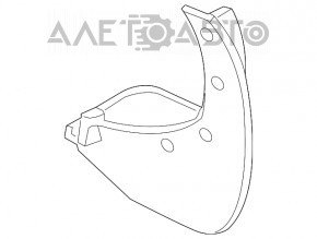 Mudguard rear right Mini Cooper Countryman R60 10-16