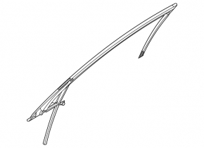 Front right window seal for Kia Sorento 21-23 HEV, PHEV