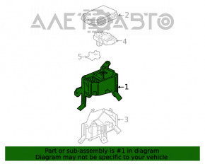 Right underhood fuse box housing Toyota Highlander 20-