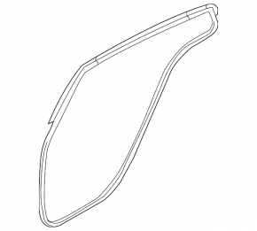 Door seal rear right Nissan Maxima A36 16-