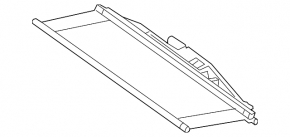 Rear shelf curtain Nissan Maxima A36 16-23