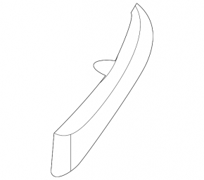 Porsche Taycan 20-26 rear bumper tow hook cap