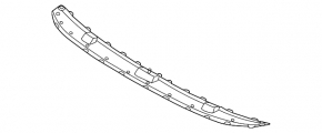 Front Bumper Lower Lip Cover for Porsche Cayenne 2024-26 Turbo GT Coupe